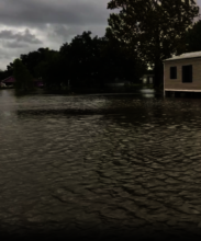 homes flooded under 3 feet of water
