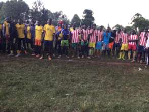 Boys Team during the Football Tournament