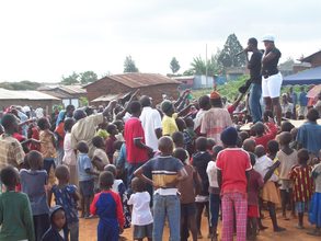 Part of the crowd