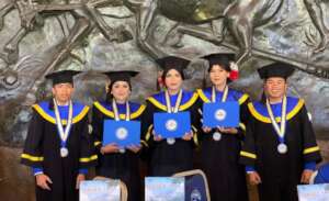 Graduation of students in hospitality