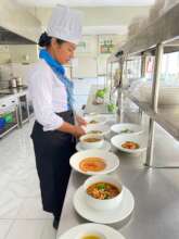 Student in Karangasem during the practicum