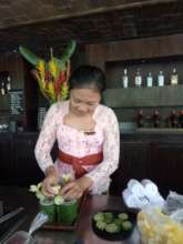 Vocational student on training in F&B division