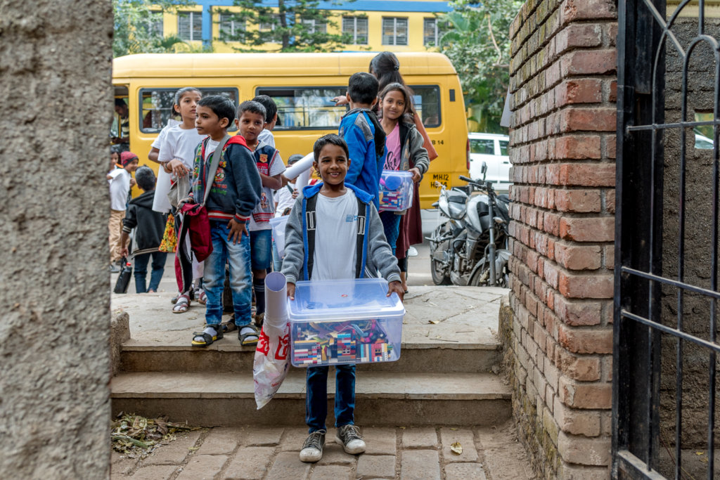 Life Skills using Lego for 260 Children in India