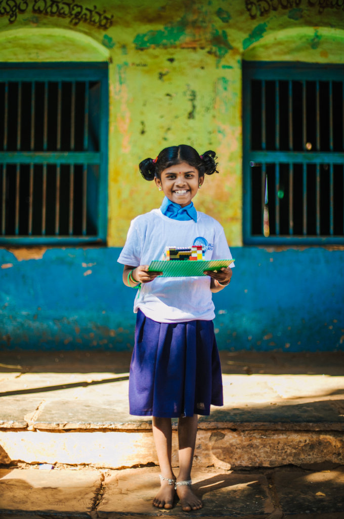 Life Skills using Lego for 260 Children in India