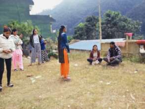 Street drama rehearsals