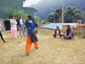 Street drama rehearsals