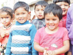 Smiling young children