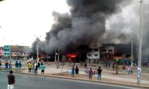 Explosion of  a gas tank