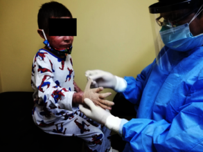 Sebastian in occupational therapy