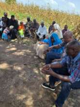 Meeting at the village of Dodougou