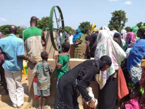 The day of the unveiling of the borehole