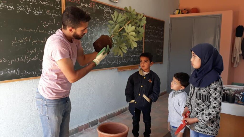 When we taught about plants