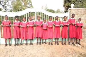 Akili Girls 8th Graders during the exam period.