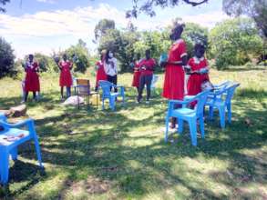 Life Skills session at Oyiengo Primary school