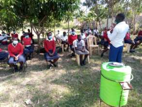 Sensitizing girls on COVID 19/Guidelines