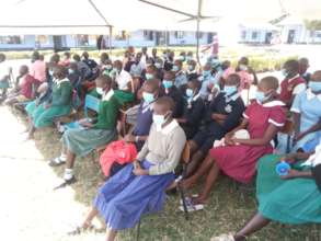 Students in old school uniforms joining highschool