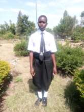 She scored a straight A in her high school exams
