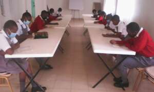 Reading time at the school hall