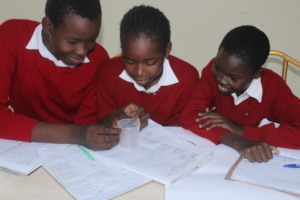 Students in a STEM class
