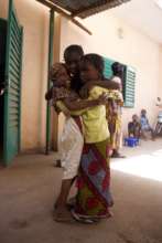 Girls at the Friday meal