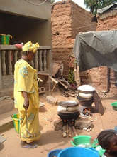 Preparing the meal