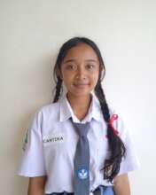Cantika, sent the letter for Global Giving donor