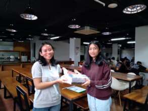 Distribution of school supplies in Denpasar