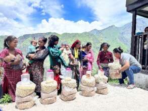 Distributing essential supplies for super flour