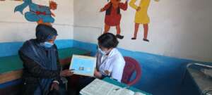 Family planning counselling at Bajura, Nepal.