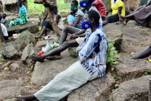 Woman Refugee at Trauma Counseling Program
