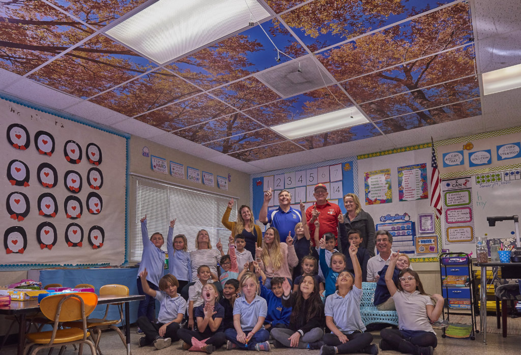 Enhancing Education With Tree Ceilings