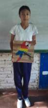 Macaw educational art poster