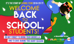 Welcoming the school year 2016-2017!