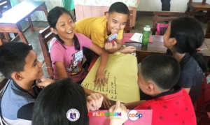 Children exploring their rights while having fun