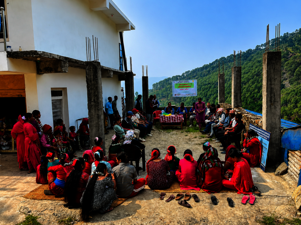 Community gathered to handover WaterSystem to WSUC