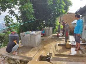 Dish drying racks and hand washing stations