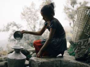 Small girls forgo education to collect water