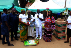 Another Widow receiving her gift item