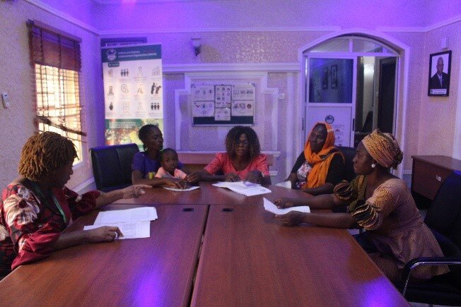 Some Widows discussing their experience