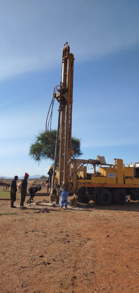 drilling of one of the boreholes