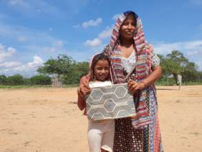 Guillermina and one of  her daughers