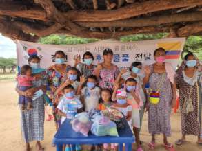 Donation of masks and aliments