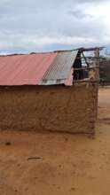 Hen house after heavy rains