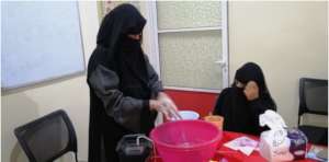 Handwashing session