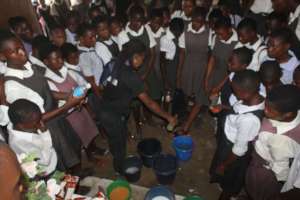 Secondary school girls WASH training