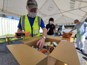 CEO checking a care package