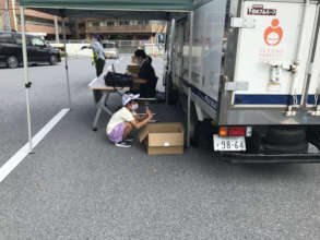 Food Drive Collection at Naha Drive Thru
