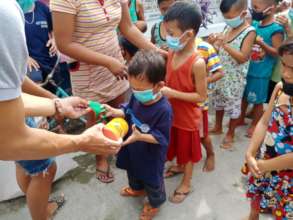The Child got the Masks and Vitamin