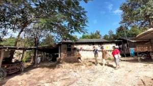 Home visit to Lahu tribe village - 01