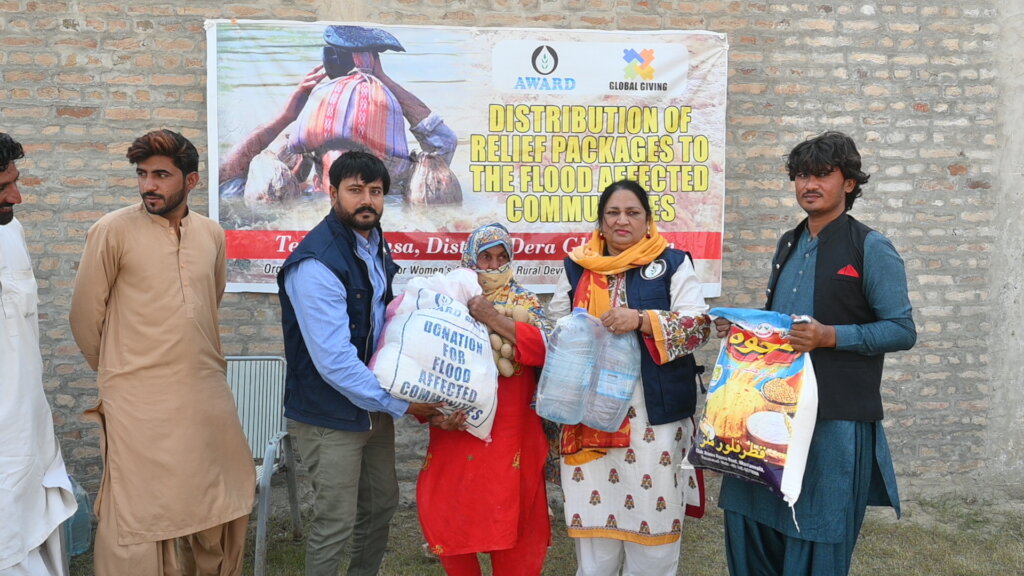 Relief/Recovery for flood affected in Pakistan